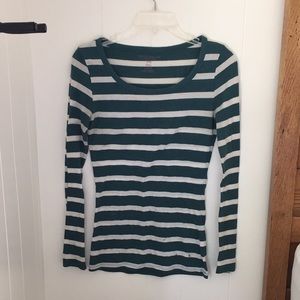Old College Inn striped long sleeve